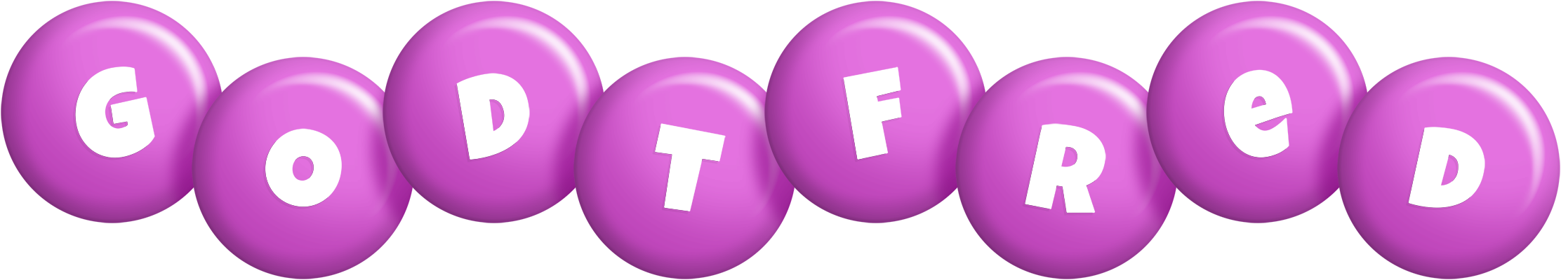 Godtfred candy-purple logo