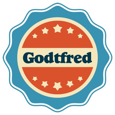 Godtfred labels logo