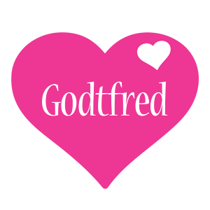 Godtfred love-heart logo