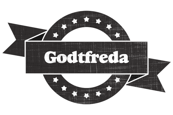 Godtfreda grunge logo