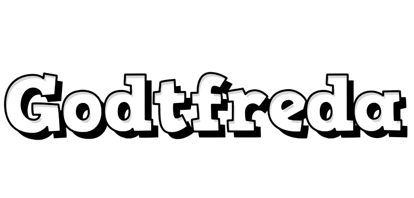 Godtfreda snowing logo