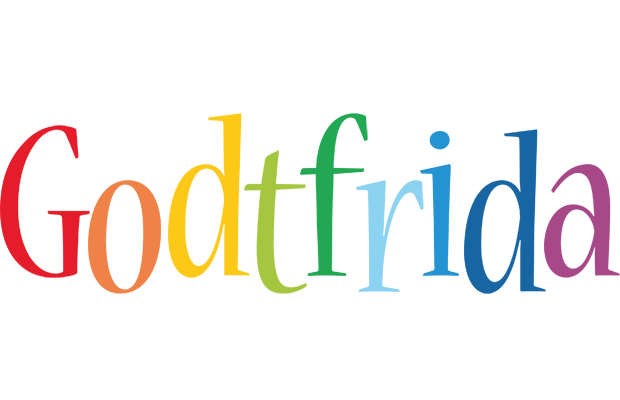Godtfrida birthday logo