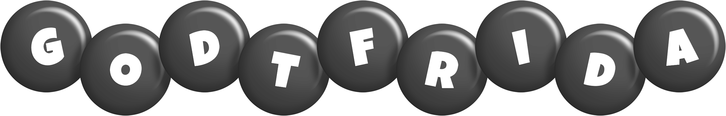 Godtfrida candy-black logo