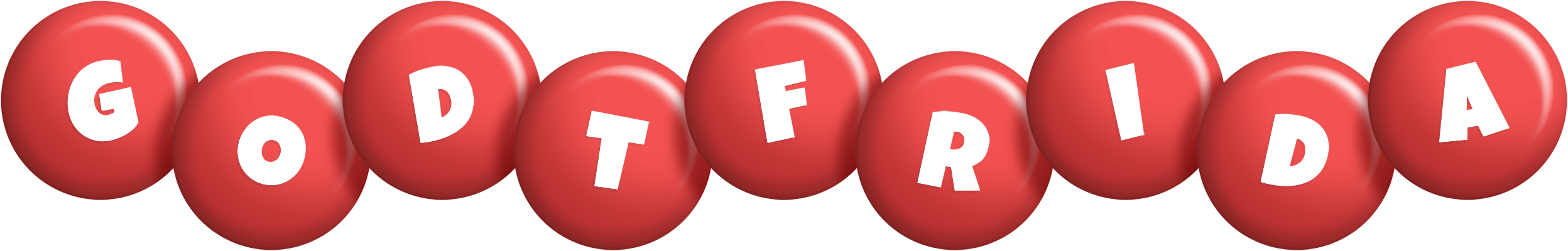 Godtfrida candy-red logo