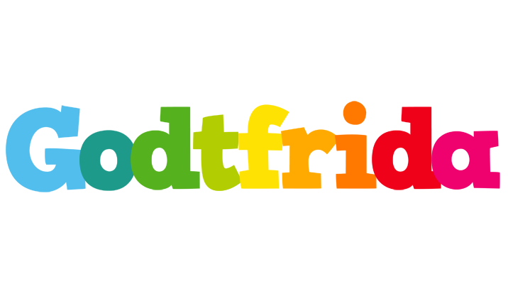Godtfrida rainbows logo