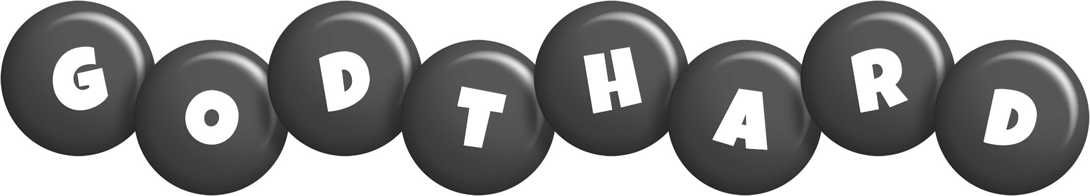 Godthard candy-black logo