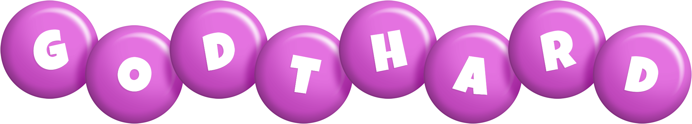Godthard candy-purple logo