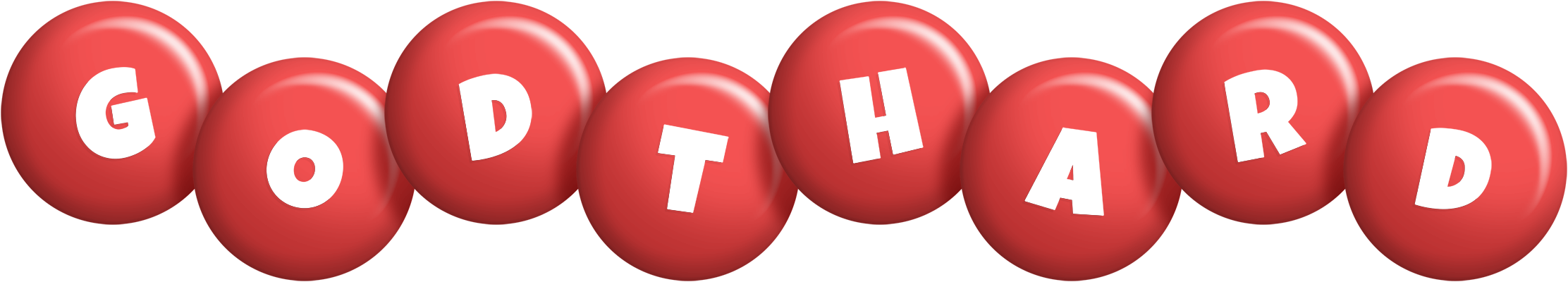Godthard candy-red logo