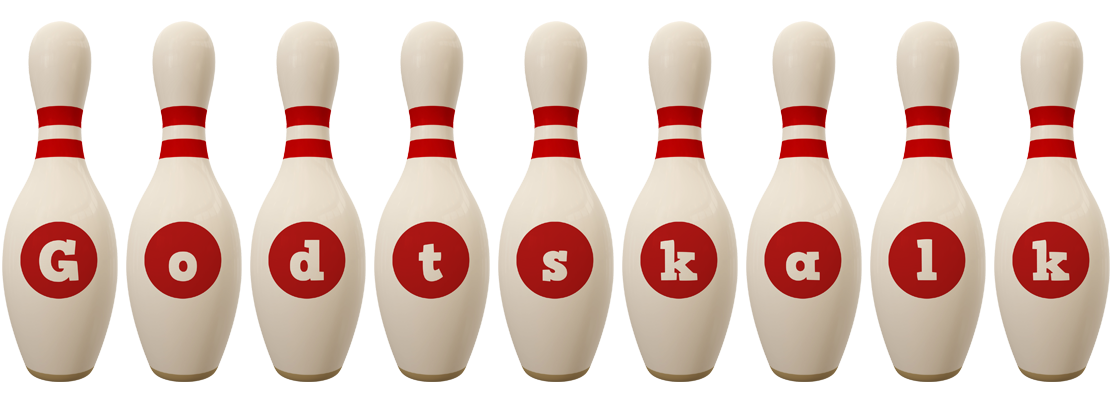 Godtskalk bowling-pin logo