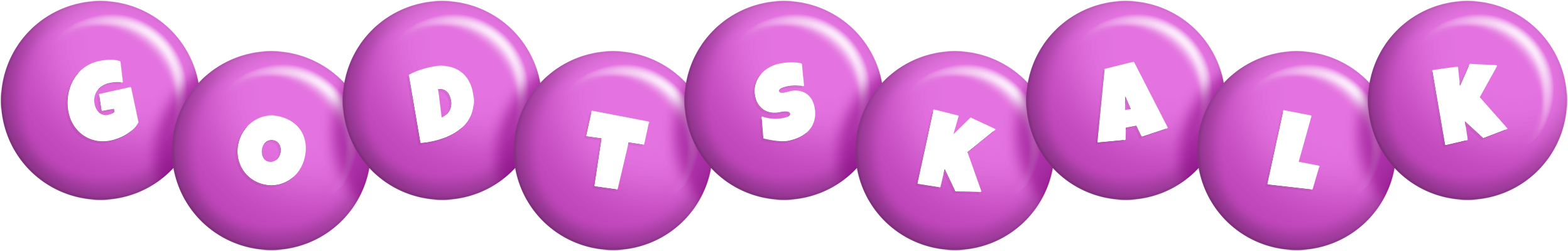 Godtskalk candy-purple logo