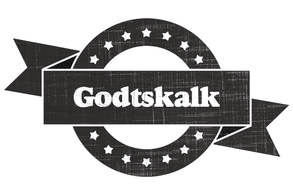 Godtskalk grunge logo