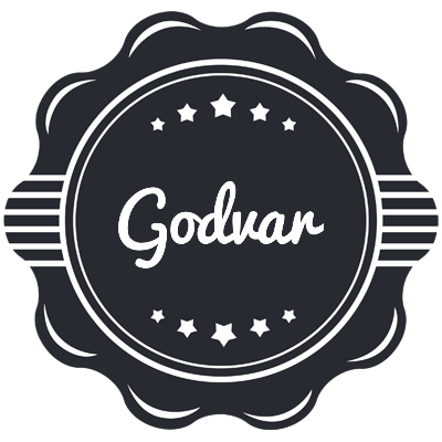 Godvar badge logo