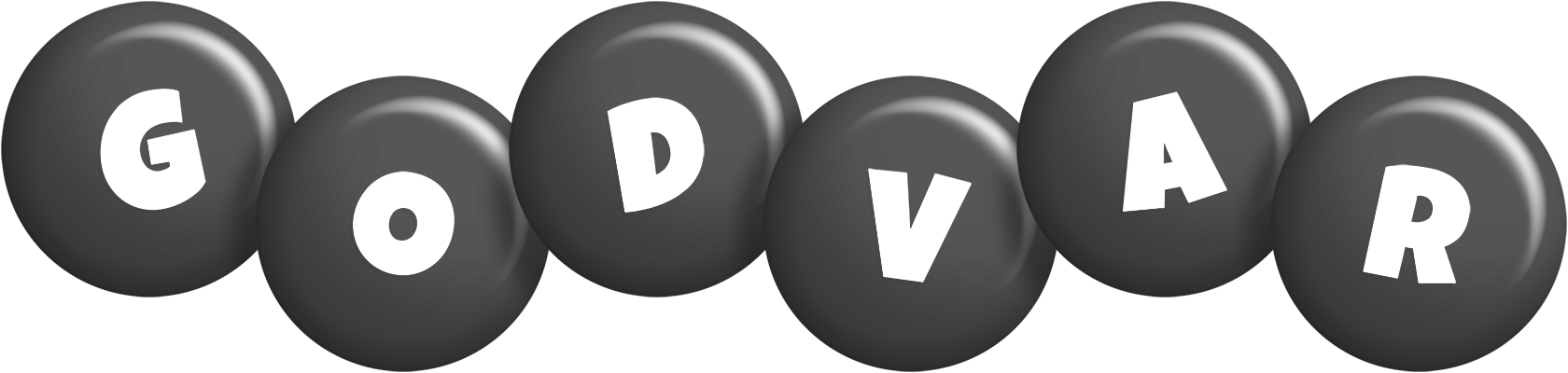 Godvar candy-black logo