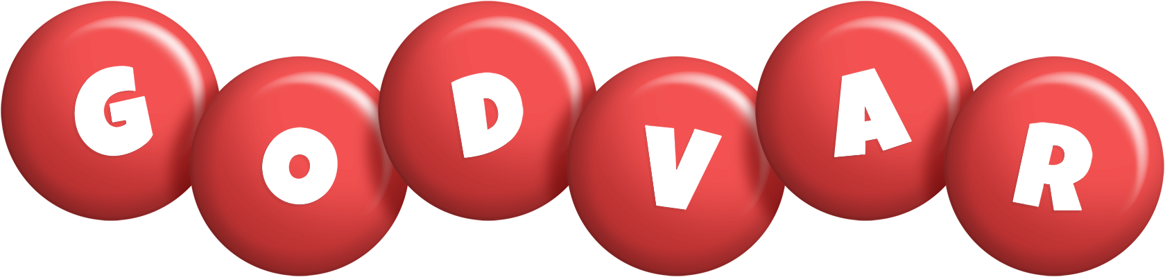 Godvar candy-red logo