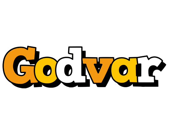 Godvar cartoon logo