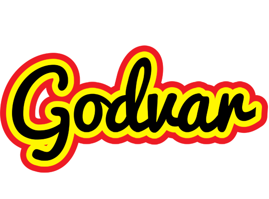 Godvar flaming logo