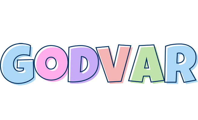 Godvar pastel logo