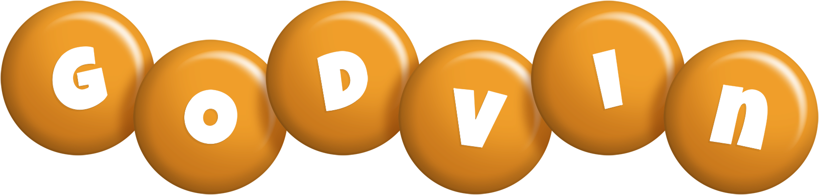 Godvin candy-orange logo