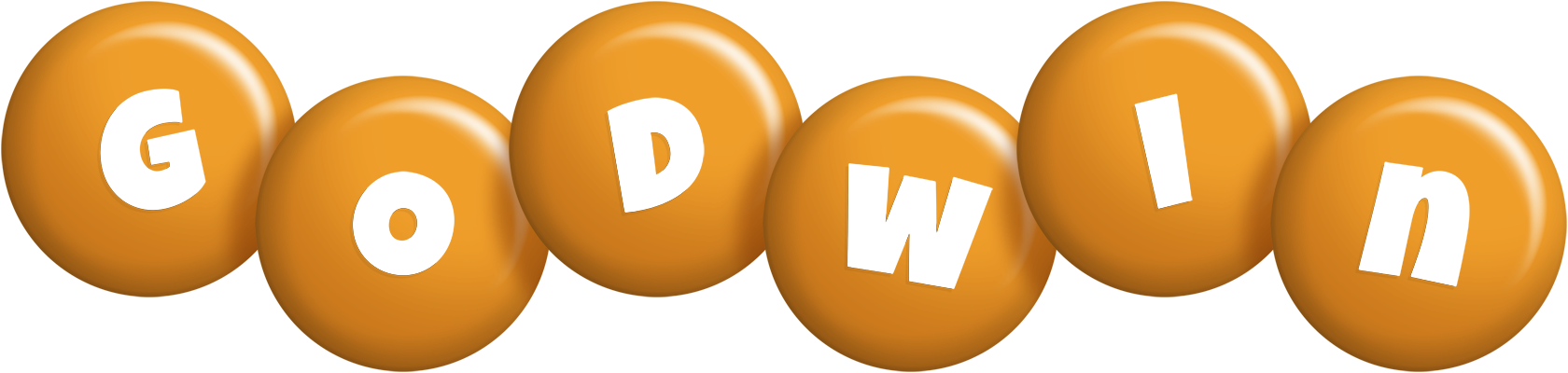 Godwin candy-orange logo