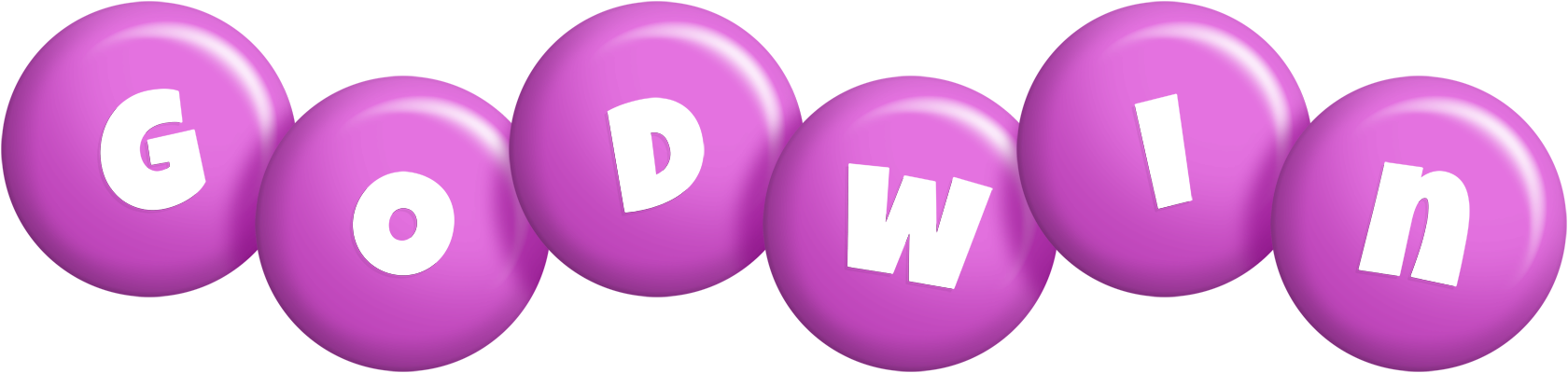 Godwin candy-purple logo