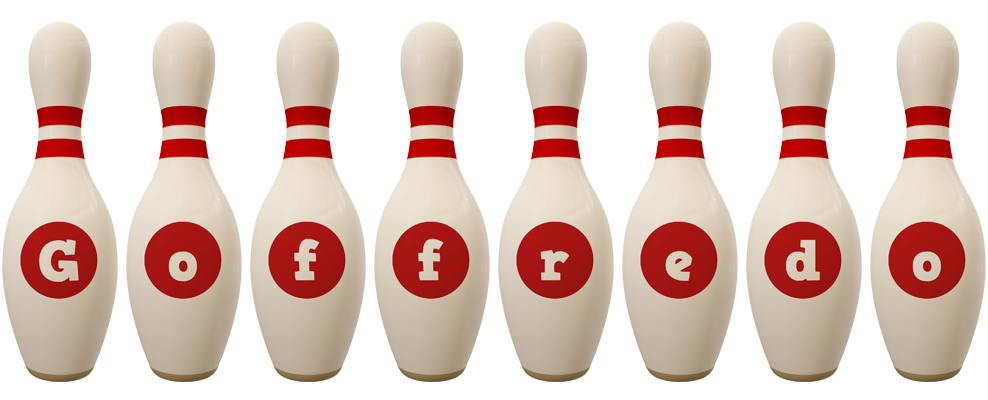Goffredo bowling-pin logo