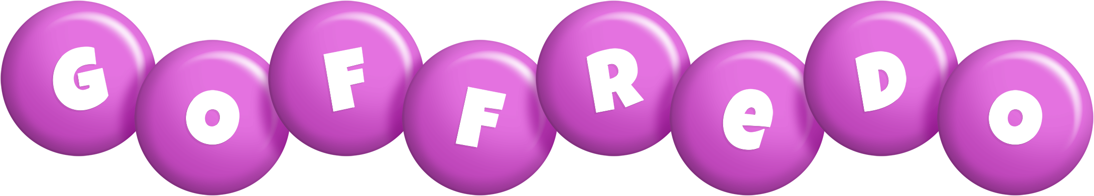 Goffredo candy-purple logo