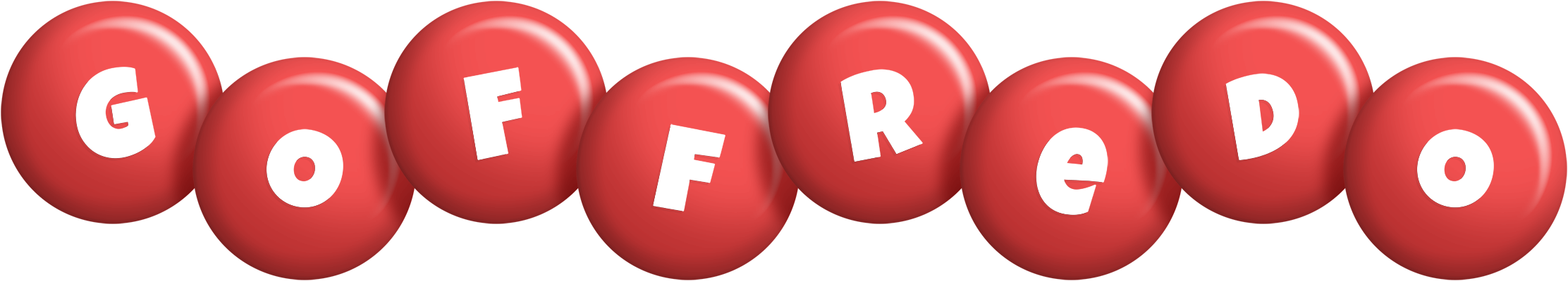 Goffredo candy-red logo