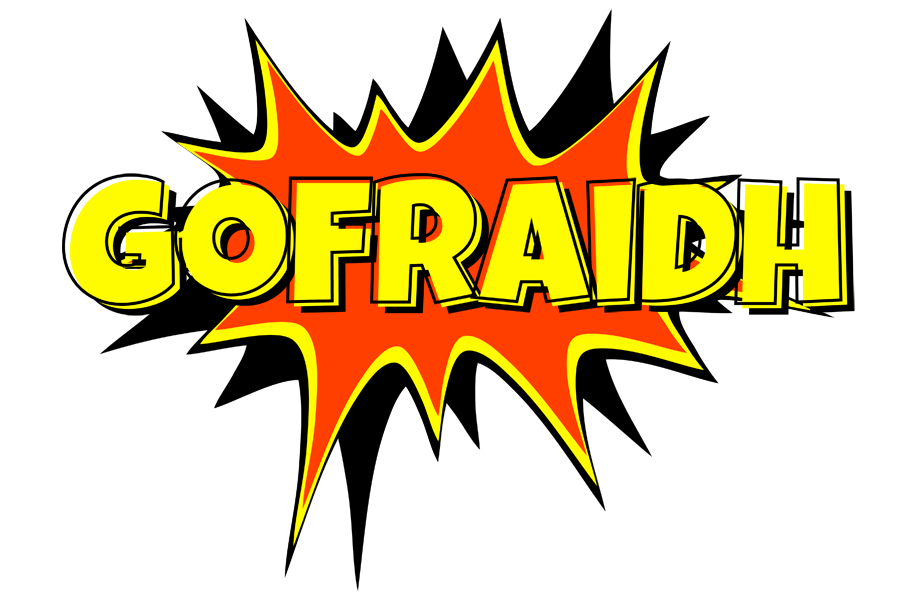 Gofraidh bazinga logo