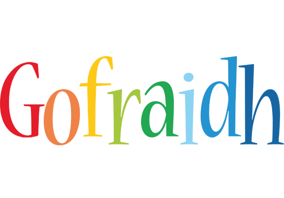 Gofraidh birthday logo
