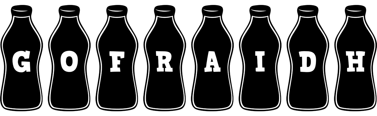 Gofraidh bottle logo
