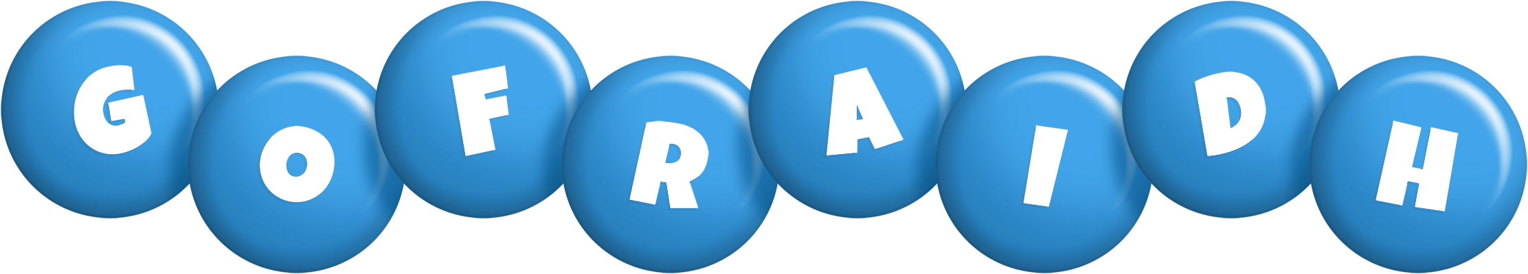 Gofraidh candy-blue logo