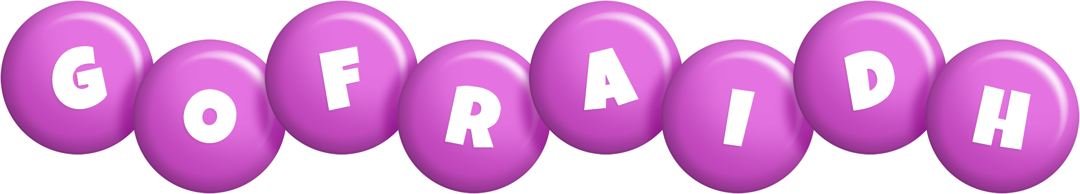 Gofraidh candy-purple logo