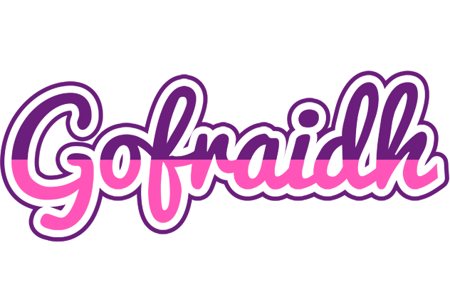 Gofraidh cheerful logo