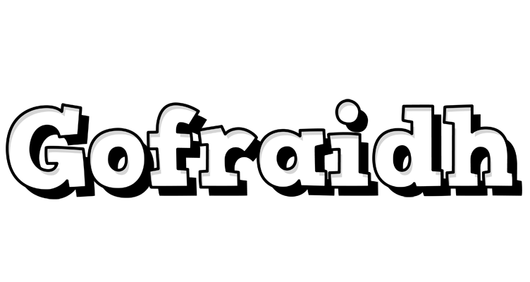 Gofraidh snowing logo
