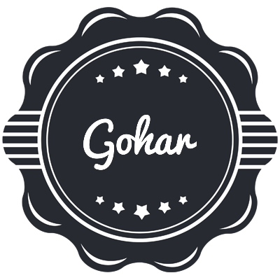 Gohar badge logo