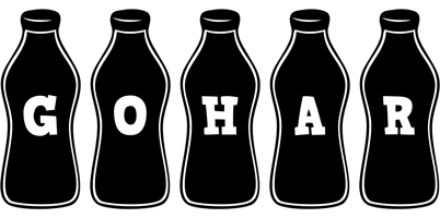 Gohar bottle logo