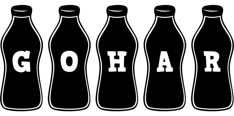 Gohar bottle logo