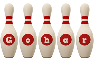 Gohar bowling-pin logo