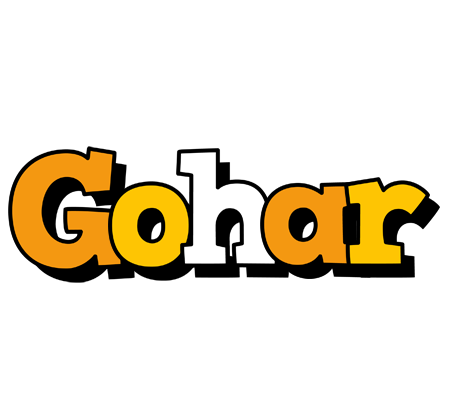 Gohar cartoon logo