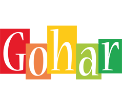 Gohar colors logo