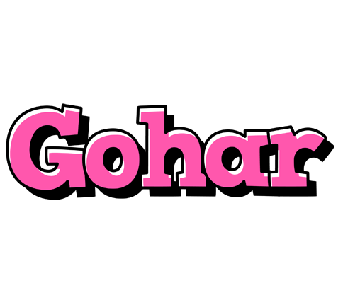 Gohar girlish logo