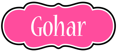 Gohar invitation logo