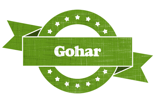 Gohar natural logo