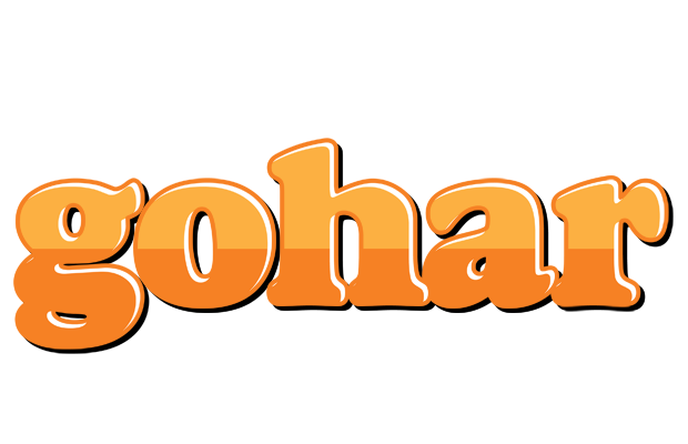 Gohar orange logo