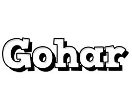 Gohar snowing logo