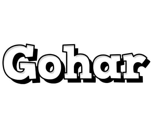 Gohar snowing logo