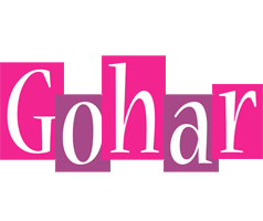 Gohar whine logo