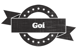 Goi grunge logo