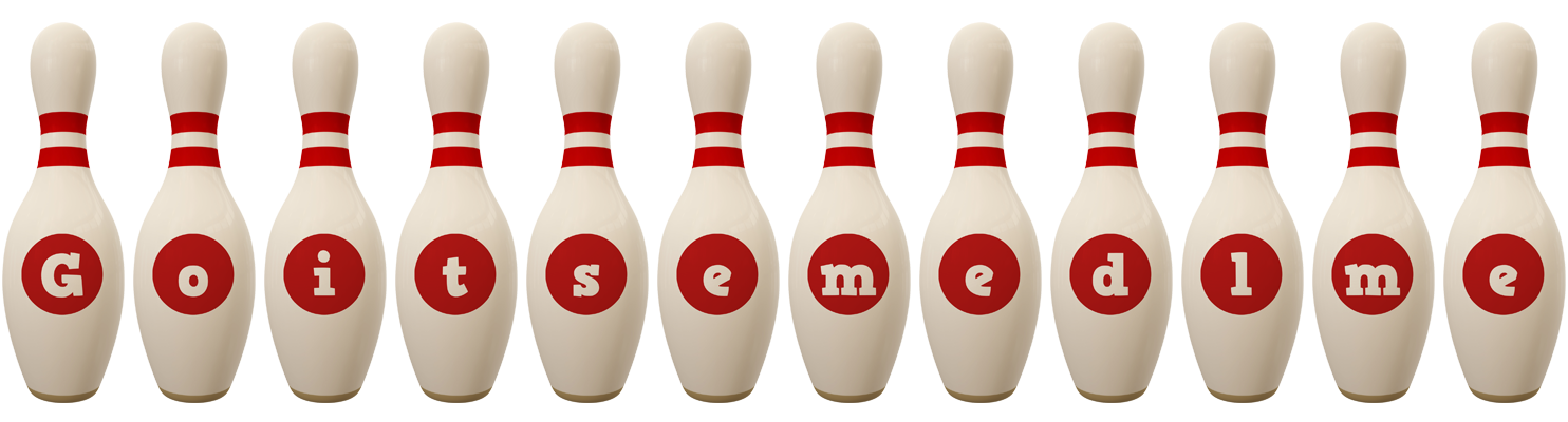 Goitsemedlme bowling-pin logo