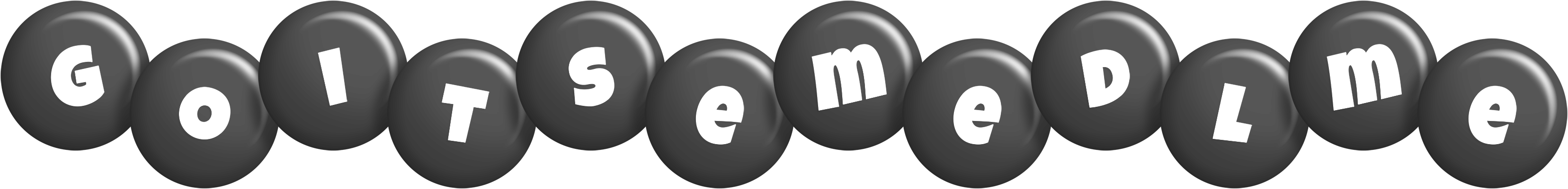 Goitsemedlme candy-black logo